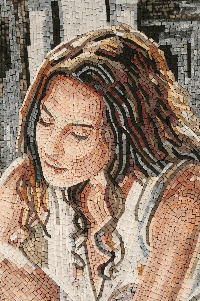Mosaic Andy Lloyd: Woman Bathing