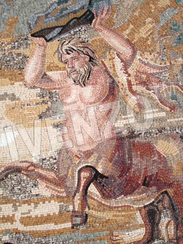 Mosaic FK113 Details Mosaic of Centaurs 2