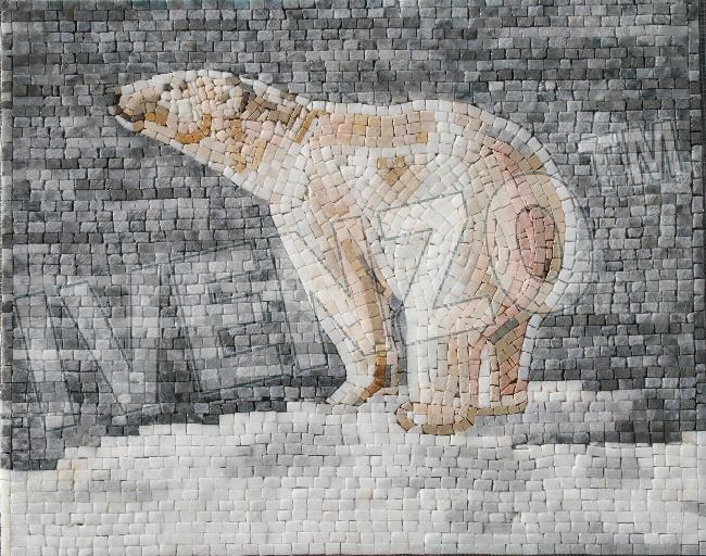 Mosaic AK003 polar bear