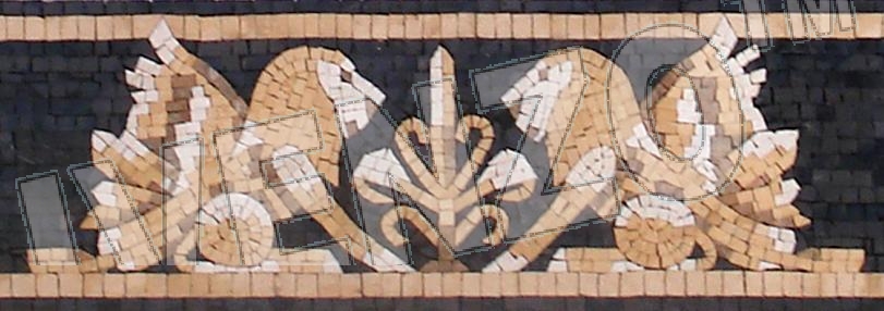 Mosaic BK032 dragon Simurgh