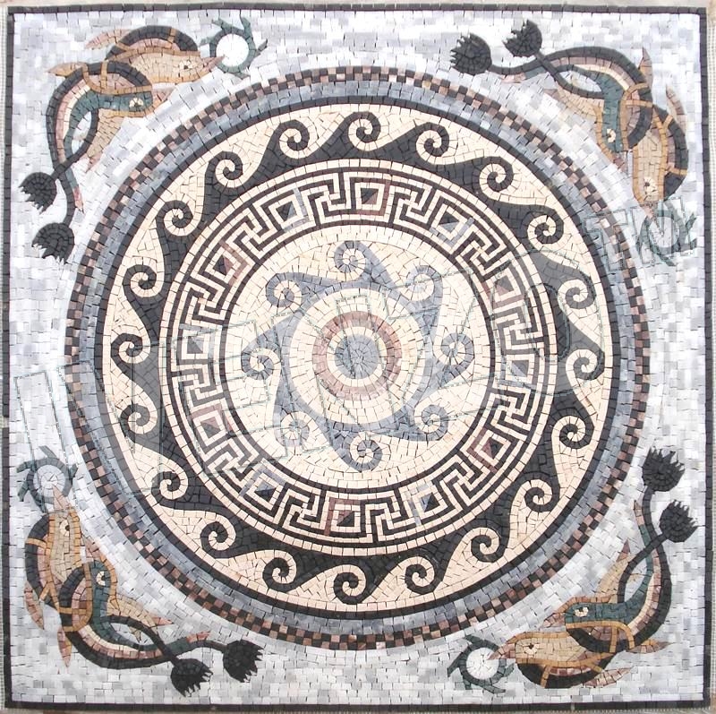 Mosaic CK027 roman pattern