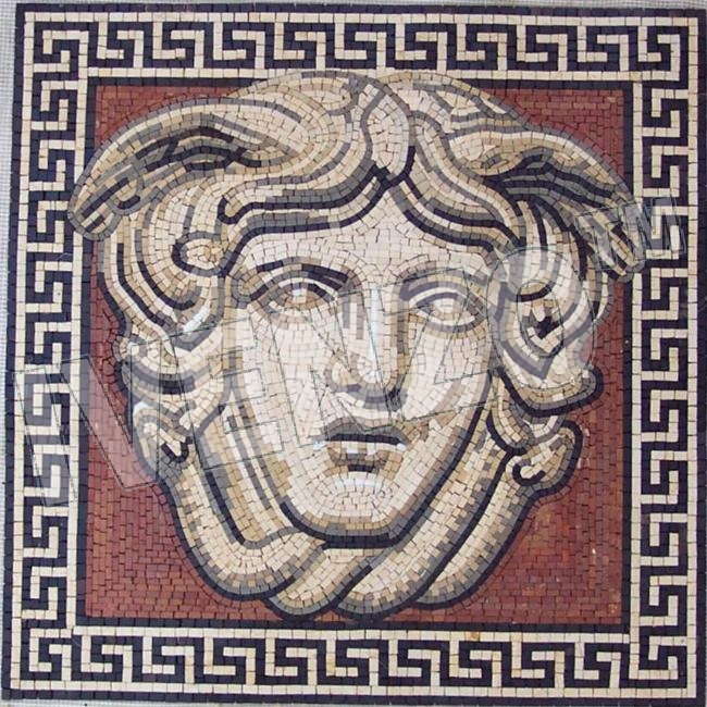 Mosaic FK002 Medusa Rondanini, Phidias 440 AC