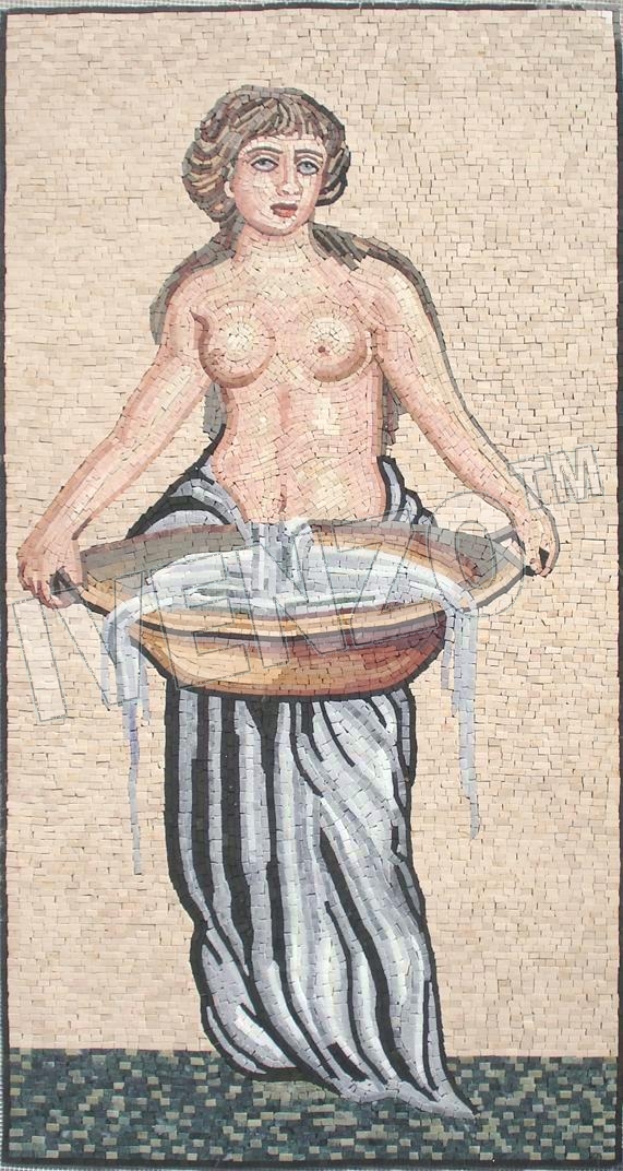 Mosaic FK047 Woman with Washbowl