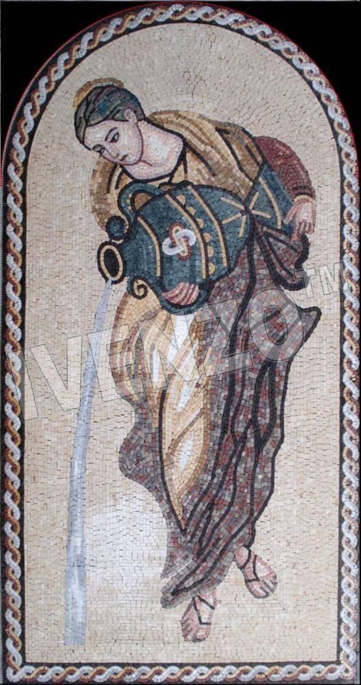 Mosaic FK051 Woman with mug