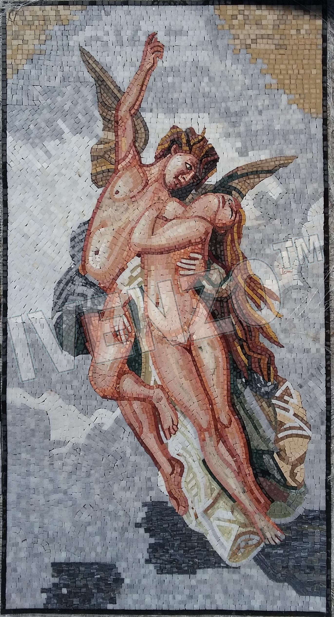 Mosaic FK057 Bouguereau: Psyche et L'Amour