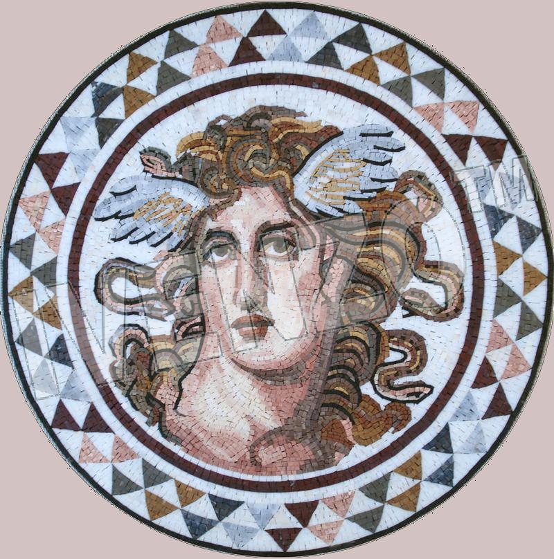 Mosaic FK105 Medusa from Athens