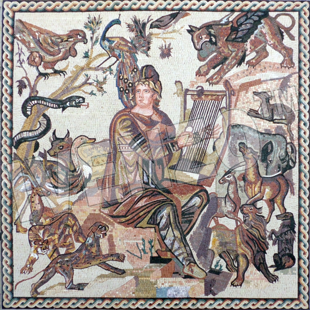 Mosaic FK117 Orpheus from Shahba