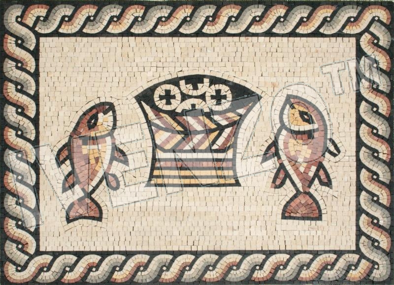 Mosaic FK123 Fish and Bread