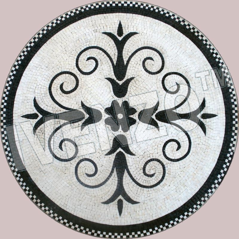 Mosaic MK080 medallion from Pompeii