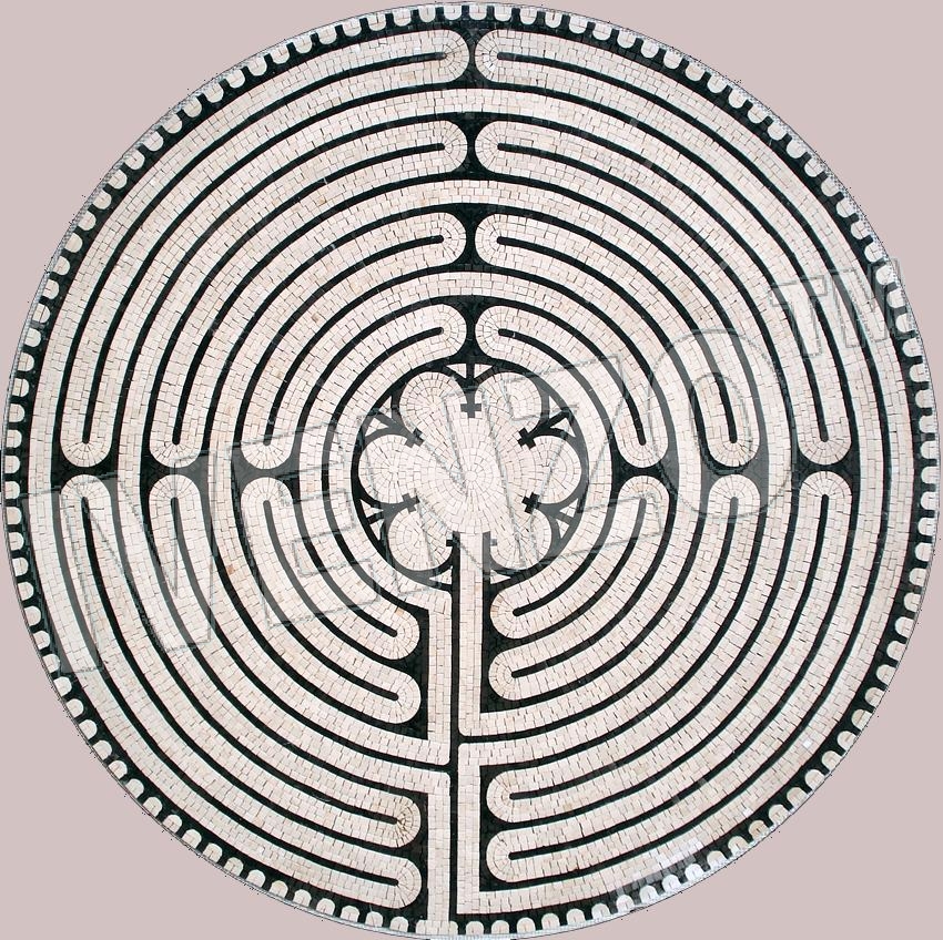 Mosaic MK082 Labyrinth of Chartres
