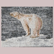Mosaic polar bear