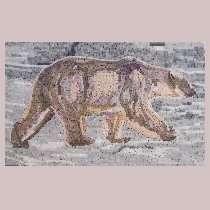 Mosaic polar bear