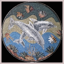 Mosaic dolphins