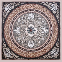 Mosaic square carpet