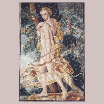 Mosaic Diana - Goddess of the Moon and Hunting