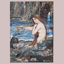 Mosaic Waterhouse: Mermaid
