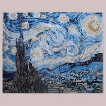 Mosaic van Gogh: Starry Night