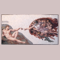 Mosaic Michelangelo: The Creation of Adam