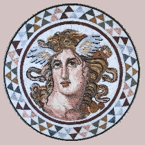 Mosaic Medusa from Athens