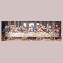 Mosaic Leonardo da Vinci: The last Supper