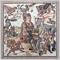 Mosaic Orpheus from Shahba
