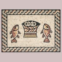 Mosaic Fish and Bread