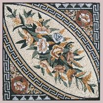 Mosaic carpet of flowers (diagonal)