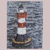 Mosaic Lighthouse Red Sand