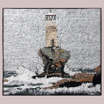 Mosaic Tourlitis-Lighthouse Andros