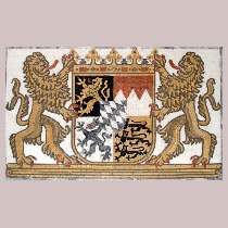 Mosaic Large State Coat of Arms Bavaria