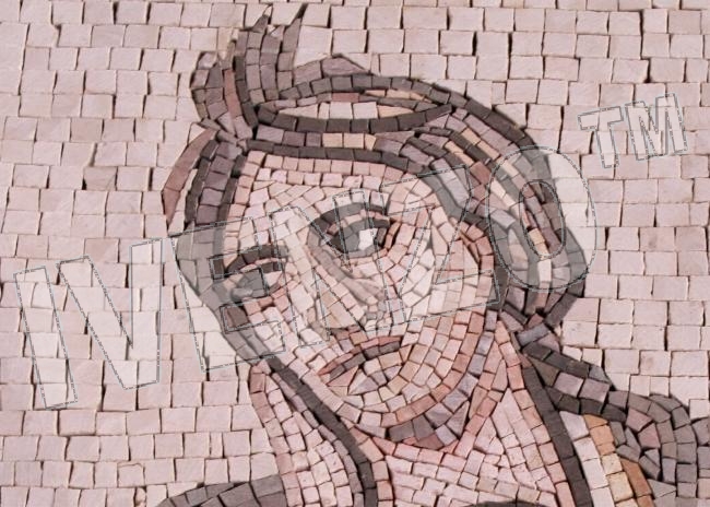 Mosaic FK004 Details Publius Vergilius Maro 2