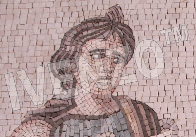Mosaic FK004 Details Publius Vergilius Maro 4