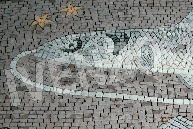 Mosaic FK018 Details sign of the zodiac pisces 2