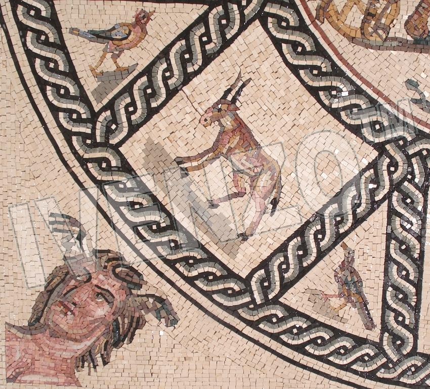 Mosaic FK103 Details Triumph of Dionysus 3
