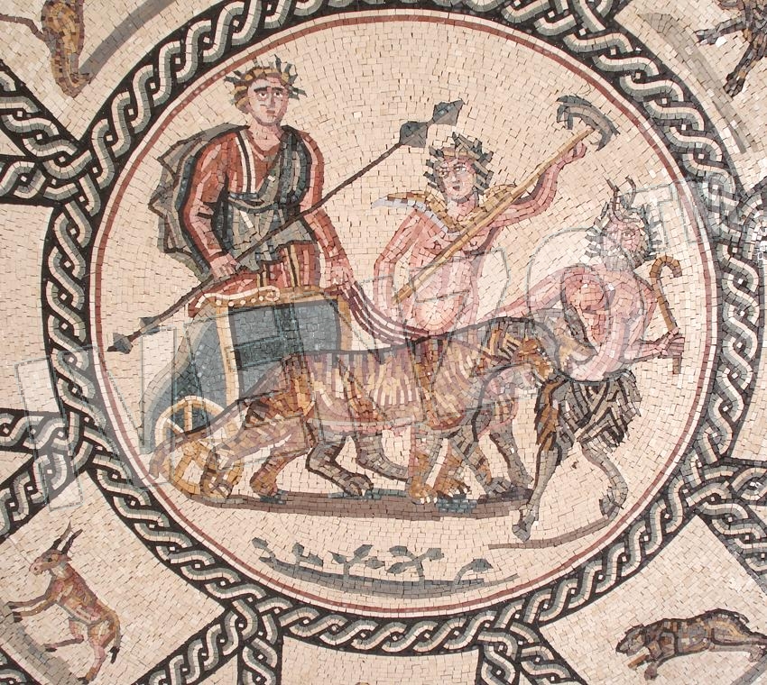 Mosaic FK103 Details Triumph of Dionysus 5