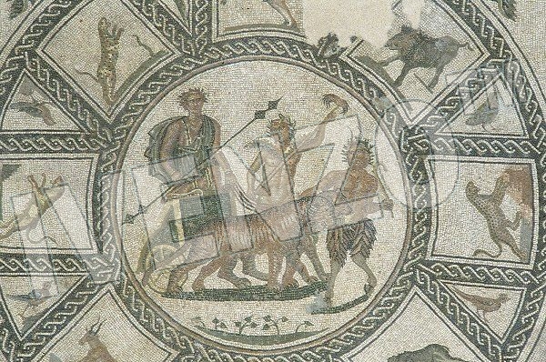 Mosaic FK103 Details Triumph of Dionysus 6