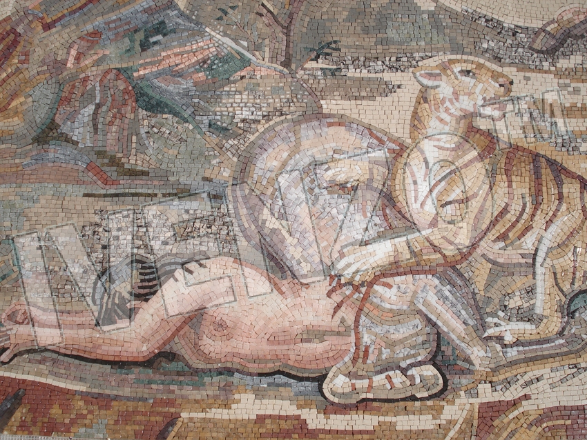 Mosaic FK113 Details Mosaic of Centaurs 1