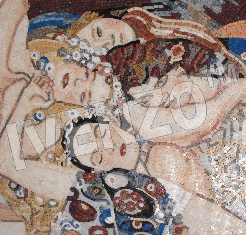 Mosaic FK114 Details Klimt: Virgin 1