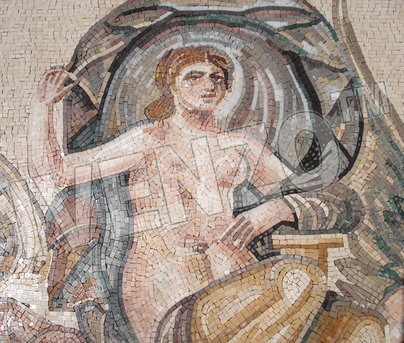 Mosaic FK120 Details Birth of Aphrodite / Venus 2