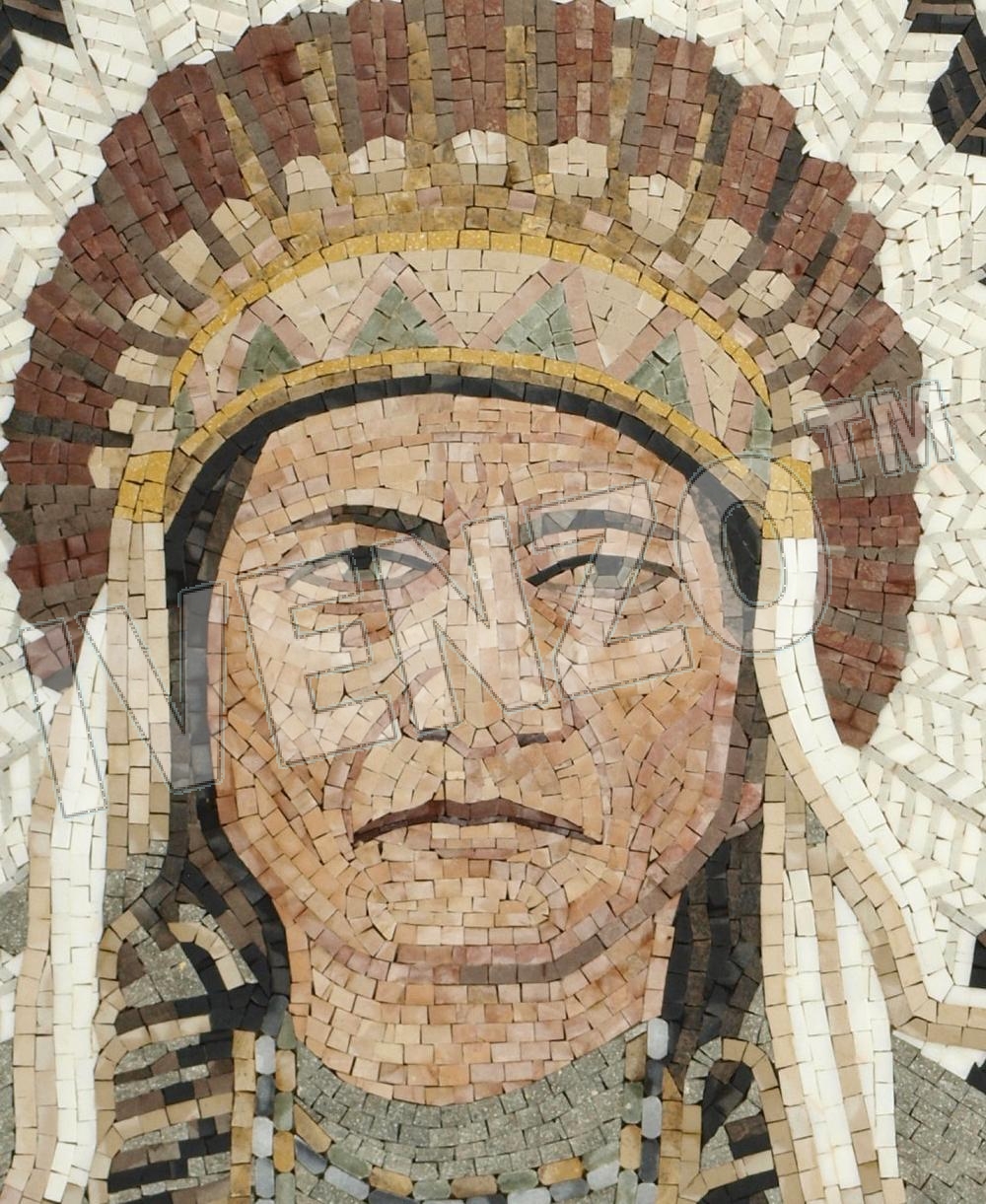 Mosaic FK126 Details Sitting Bull 1