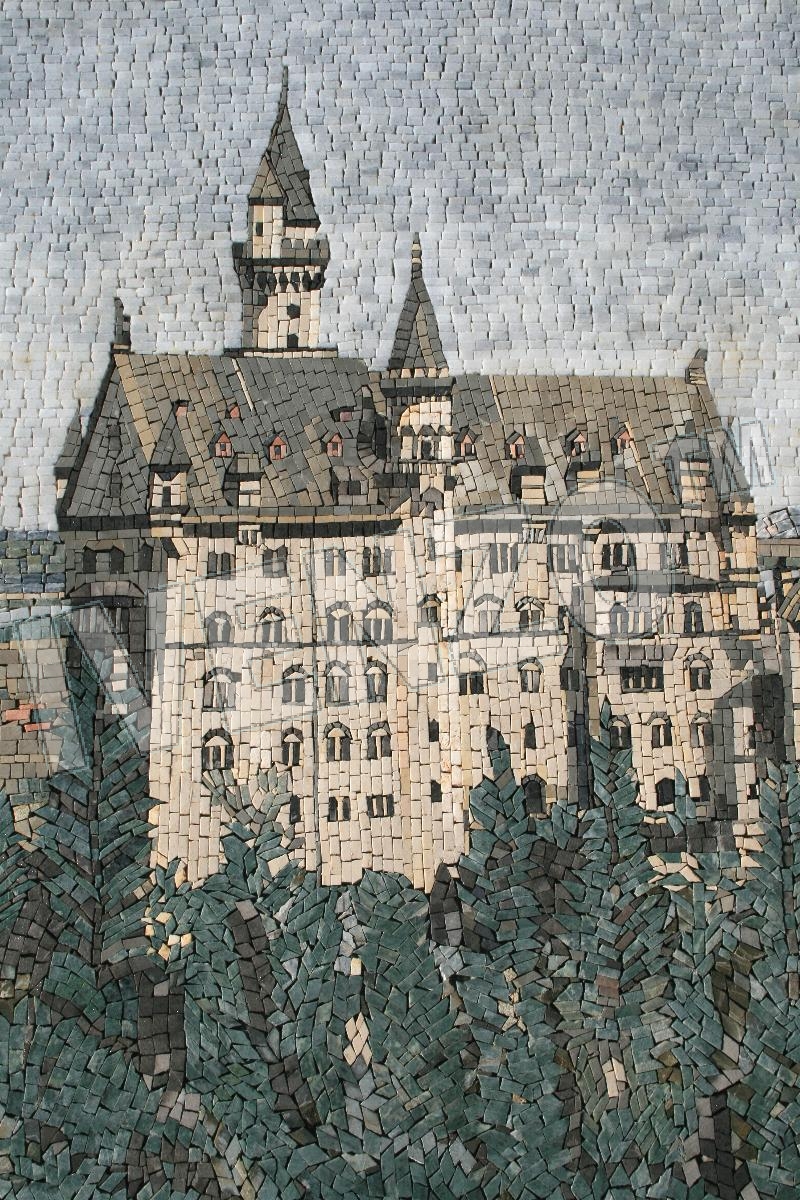 Mosaic LK005 Details Castle Neuschwanstein 1