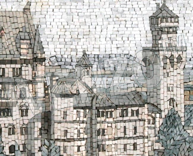 Mosaic LK005 Details Castle Neuschwanstein 2