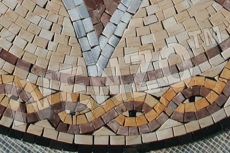 Mosaic MK074 Details Compass rose 2