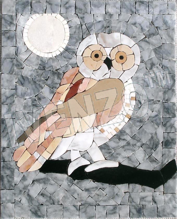 Mosaic AK013 eagle owl