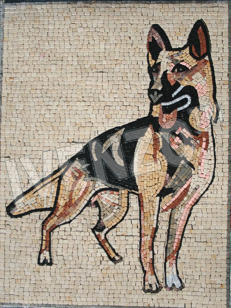 Mosaic AK027 german shepherd