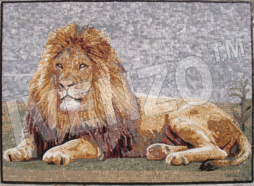 Mosaic AK044 Lion