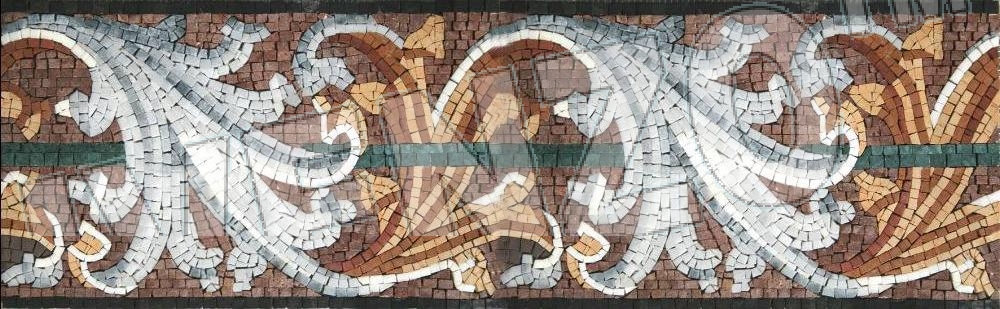 Mosaic BK007 border of St. Paul, Lavanttal, Austria