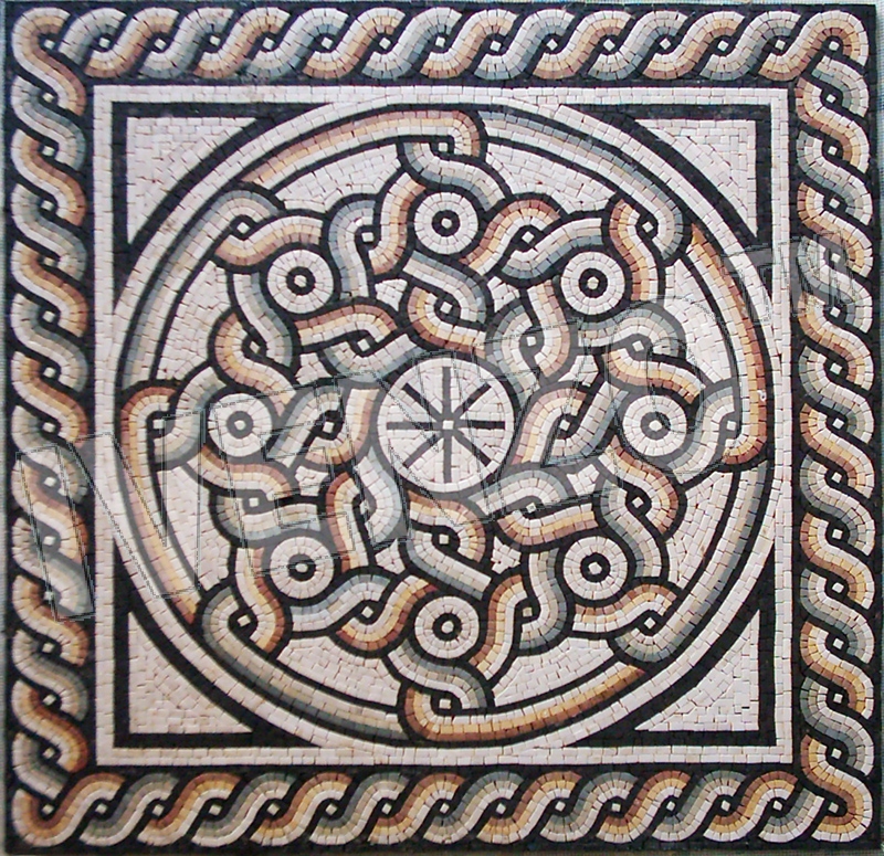 Mosaic CK019 roman pattern