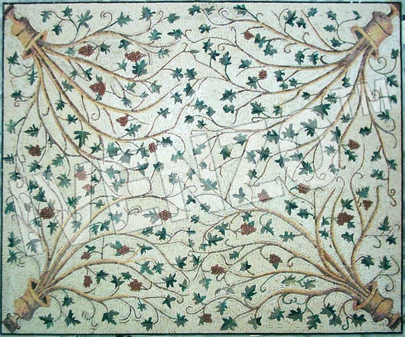 Mosaic CK032 carpet  of flowers