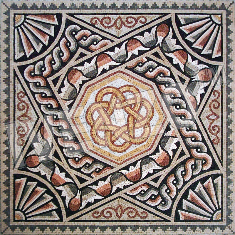 Mosaic CK037 roman pattern